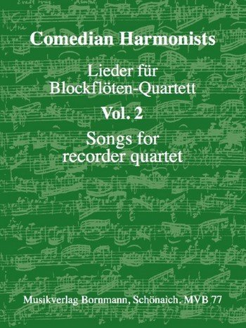 Lieder für Blockflöten-Quartett, Band 2: für Blockflöten-Quartett (AATB)