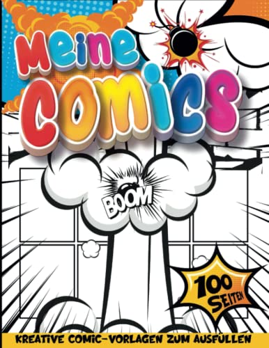 Comic Kinder Zeichnung Kreativbuch: Cooles Zeichen-Notizbuch Für Comic-Erstellung | Reisebücher Für Kinder | Komiks Für Mädchen von Independently published