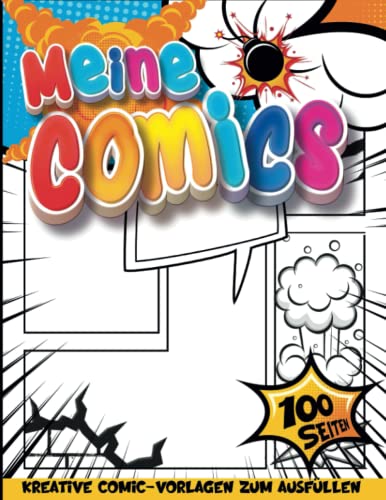 Comic Manga Zeichnen: Comic-Kunstbuch Für Kinder Im Alter Von 8-12 Jahren Zum Ausfüllen | Zeichenbücher Für Kinder 9-12 von Independently published