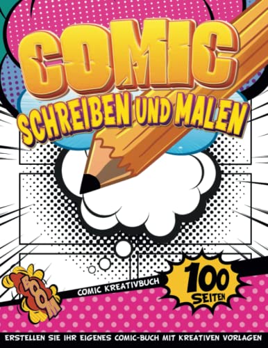 Comic Sketchbook: Manga Blankobuch | Skizzen Zubehör Für Teenager | Geschenkideen Für Mädchen 15 Jahre von Independently published