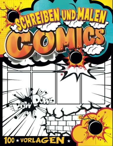 Comic Strichmännchen Zeichnen: Anime Zeichenblock Für Comics Machen | Comic-Bücher Für Jungen Ausfüllen | Junge 10 Jahre Geschenkideen von Independently published
