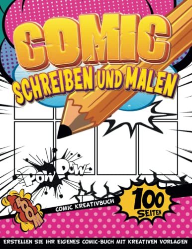 Comic Zeichnen Lernen Für Kinder Ab 6 Jahre: Erstellen Sie Einen Comic-Roman Für Kinder | Bastelbücher Für Kinder | Geschenkideen 12 Jährige Mädchen von Independently published