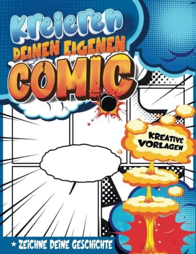 Kinder Kreatives Comic Ab 8: Lernaktivität Buch Für Kinder, Um Ein Personalisiertes Comicbuch Zu Entwerfen | Mädchen 5 Jahre Geschenkideen von Independently published