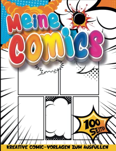 Kreativbuch Comic Cartoon: Comic-Bastelbuch Für Mädchen Im Alter Von 7-12 Jahren | Basteln Für Kinder Ab 7 | Junge 9 Jahre Geschenkideen von Independently published