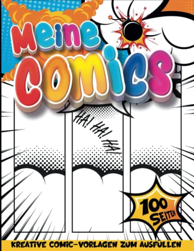 Kreativbuch Comic Für Mädchen: Anime-Buch Mit Comic-Layouts Zeichnen | Anime-Zeichenbücher Für Kinder 9-12 | Geschenkideen Für Jungs Ab 12