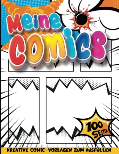 Kreativbuch Comic Jugendliche: Anime-Skizze-Comic-Layouts | Skizzenbücher Zum Zeichnen Von Kindern | Geschenkideen 10 Jährige Mädchen