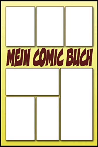 Mein Comic Buch 100 Vorlagen Comic Selber Zeichnen: Blanko Comic A5 Bush, Comic Heft Leer 100 Sleiten (Zeichnen Geschenk Comic Fan) von Independently published
