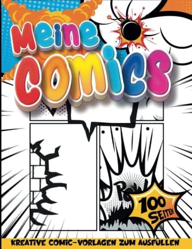 Zeichnen Comic Kinder Kreativbuch: Comic-Ersteller | Kreative Lernbücher Für Kinder | Comic Zeichenbücher Für Erwachsene
