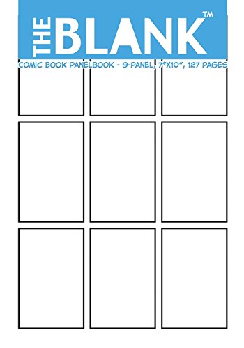 The Blank Comic Book Panelbook - 9-Panel, 7"x10", 127 Pages