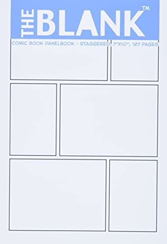 The Blank Comic Book Panelbook - Staggered, 7"x10", 127 Pages von About Comics
