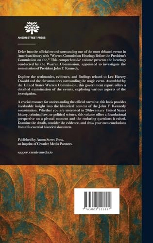 Warren Commission (13 of 26): Hearings Vol. XIII (of 15) von Anson Street Press