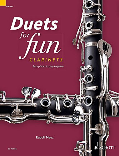 Duets for fun : clarinets (pièces faciles arrangées par Rudolf Mauz) --- 2 Clarinettes