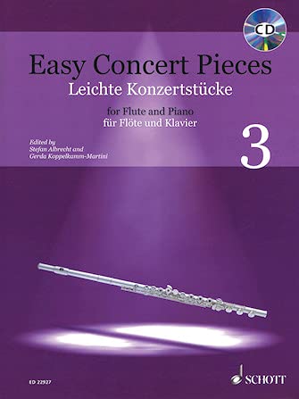 Easy concert pieces Volume 3 +CD --- Flûte traversière et piano Easy concert pieces Volume 3 +CD --- Flûte traversière et piano