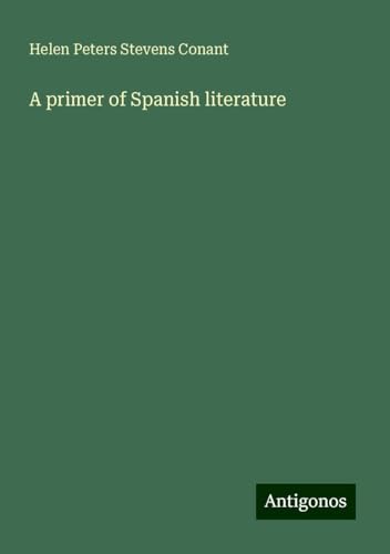 A primer of Spanish literature