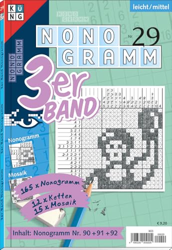 Nonogramm 3er-Band 29: Rätsel fürs Auge (Nonogramm 3er-Band: Rätsel fürs Auge) von Keesing Schweiz AG