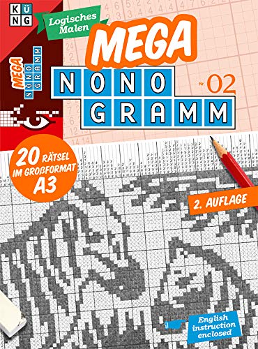 Mega-Nonogramm 02: limitierte Auflage (Mega Nonogramm Mappe, Band 2)