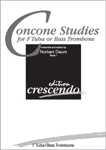 Concone Studies for F Tuba/Bass Trombone. Book I / Concone-Studien für F-Tuba/Bassposaune Buch I (Spielpartitur)