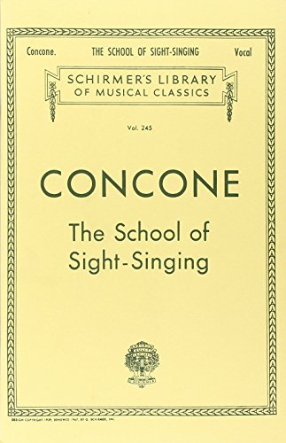 School of Sight-Singing: Voice Technique: Schirmer Library of Classics Volume 245 Voice Technique von G. Schirmer