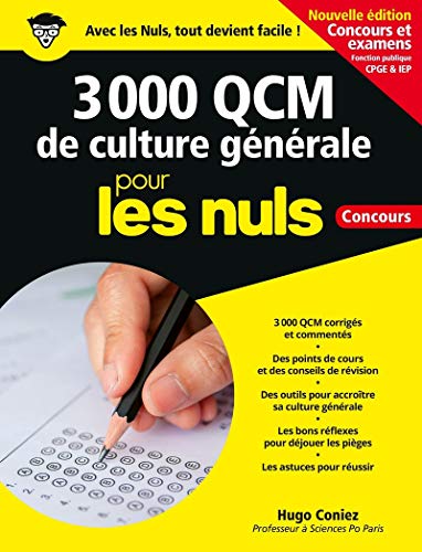 3 000 QCM de Culture générale pour les Nuls Concours - NE von First