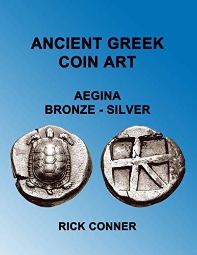Ancient Greek Coin Art Aegina Bronze - Silver Ancient Greek Coin Art Aegina Bronze - Silver