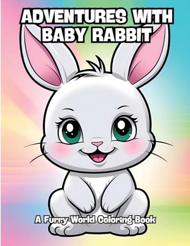 Adventures with Baby Rabbit: A Furry World Coloring Book