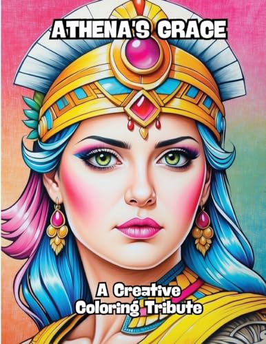 Athena's Grace: A Creative Coloring Tribute von CONTENIDOS CREATIVOS