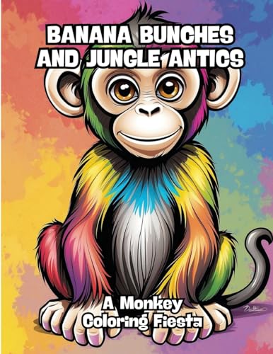 Banana Bunches and Jungle Antics: A Monkey Coloring Fiesta von CONTENIDOS CREATIVOS