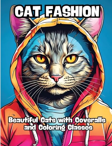 Cat Fashion: Beautiful Cats with Coveralls and Coloring Glasses von CONTENIDOS CREATIVOS