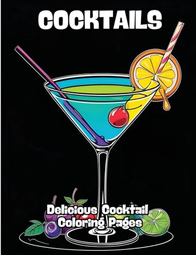 Cocktail: Delicious Cocktail Coloring Pages