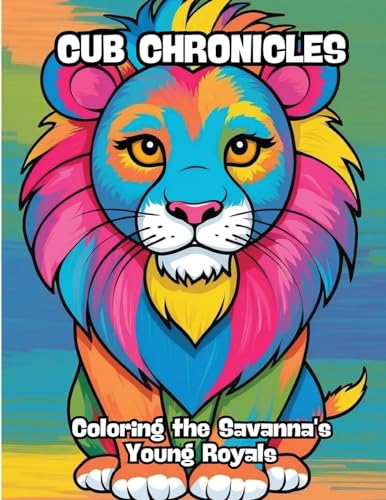 Cub Chronicles: Coloring the Savanna's Young Royals von CONTENIDOS CREATIVOS