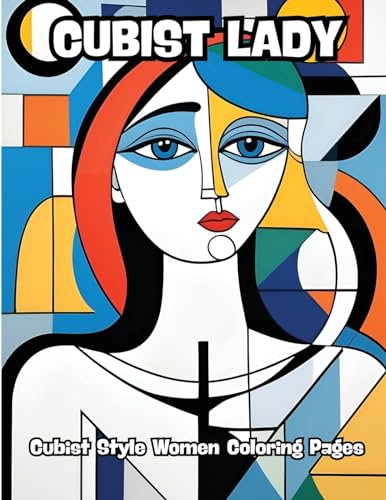 Cubist Lady: Cubist Style Women Coloring Pages von CONTENIDOS CREATIVOS