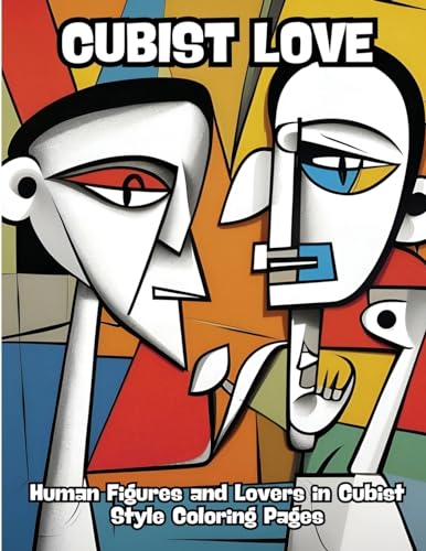 Cubist Love: Human Figures and Lovers in Cubist Style Coloring Pages von CONTENIDOS CREATIVOS