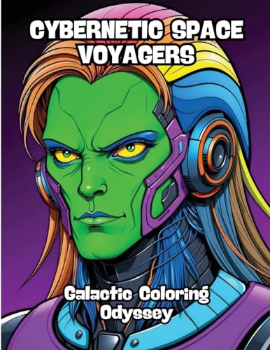 Cybernetic Space Voyagers: Galactic Coloring Odyssey von CONTENIDOS CREATIVOS