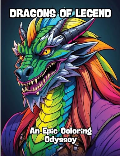 Dragons of Legend: An Epic Coloring Odyssey von CONTENIDOS CREATIVOS