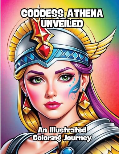Goddess Athena Unveiled: An Illustrated Coloring Journey