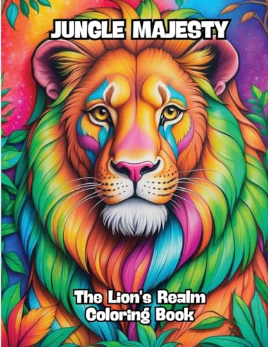 Jungle Majesty: The Lion's Realm Coloring Book von CONTENIDOS CREATIVOS