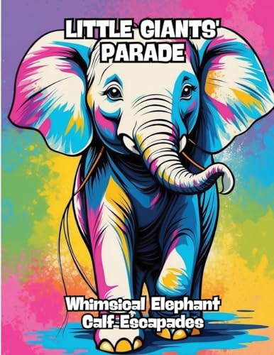Little Giants' Parade: Whimsical Elephant Calf Escapades von CONTENIDOS CREATIVOS