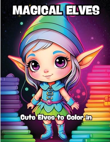 Magical Elves: Cute Elves to Color in von CONTENIDOS CREATIVOS