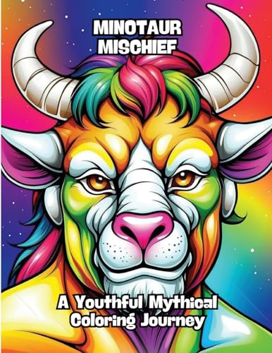 Minotaur Mischief: A Youthful Mythical Coloring Journey von CONTENIDOS CREATIVOS