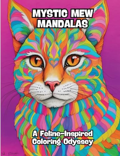 Mystic Mew Mandalas: A Feline-Inspired Coloring Odyssey von CONTENIDOS CREATIVOS