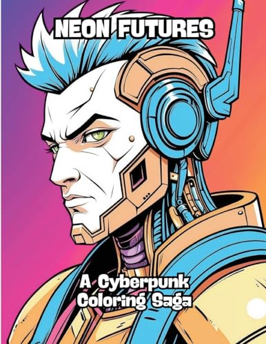 Neon Futures: A Cyberpunk Coloring Saga von CONTENIDOS CREATIVOS