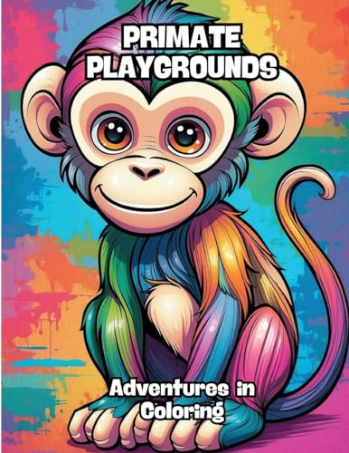 Primate Playgrounds: Adventures in Coloring von CONTENIDOS CREATIVOS