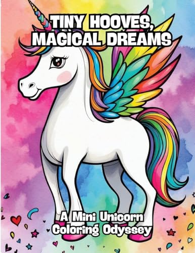 Tiny Hooves, Magical Dreams: A Mini Unicorn Coloring Odyssey von CONTENIDOS CREATIVOS