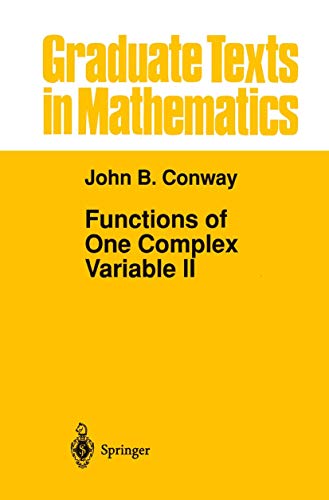 Graduate Texts in Mathematics: Functions of One Complex Variable II von Springer