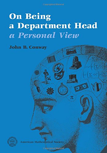 On Being a Department Head, a Personal View On Being a Department Head, a Personal View