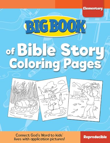 Big Book of Bible Story Coloring Pages for Elementary Kids (Big Books)