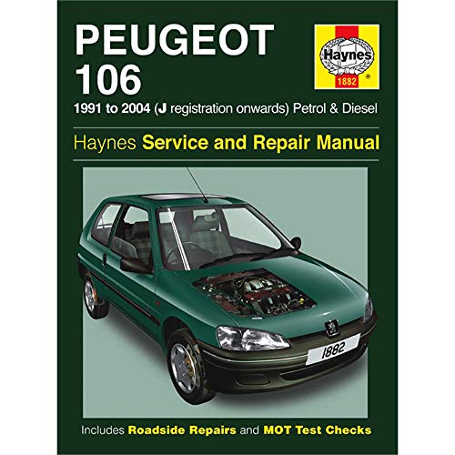 Peugeot 106 Petrol and Diesel Service and Repair Manual: 1991 to 2004 (Haynes Service and Repair Manuals)