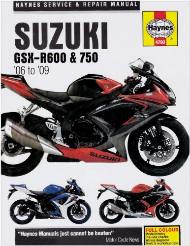 Suzuki GSX-R600 and 750 Service and Repair Manual: 2006 to 2008 (Haynes Service and Repair Manuals)