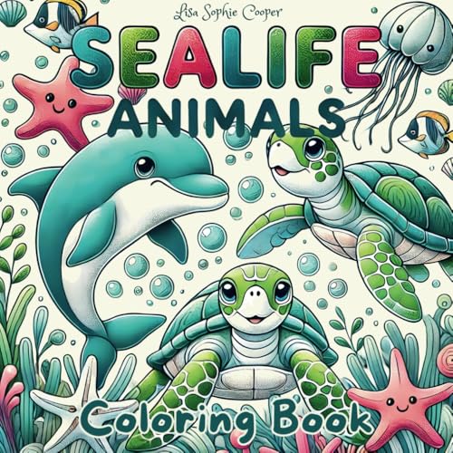Sealife Animals: Ocean Coloring Adventures for Kids Ages 4-8 von Independently published