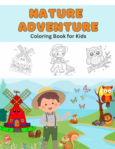 Nature Adventures: Coloring Book for Kids von Independently published